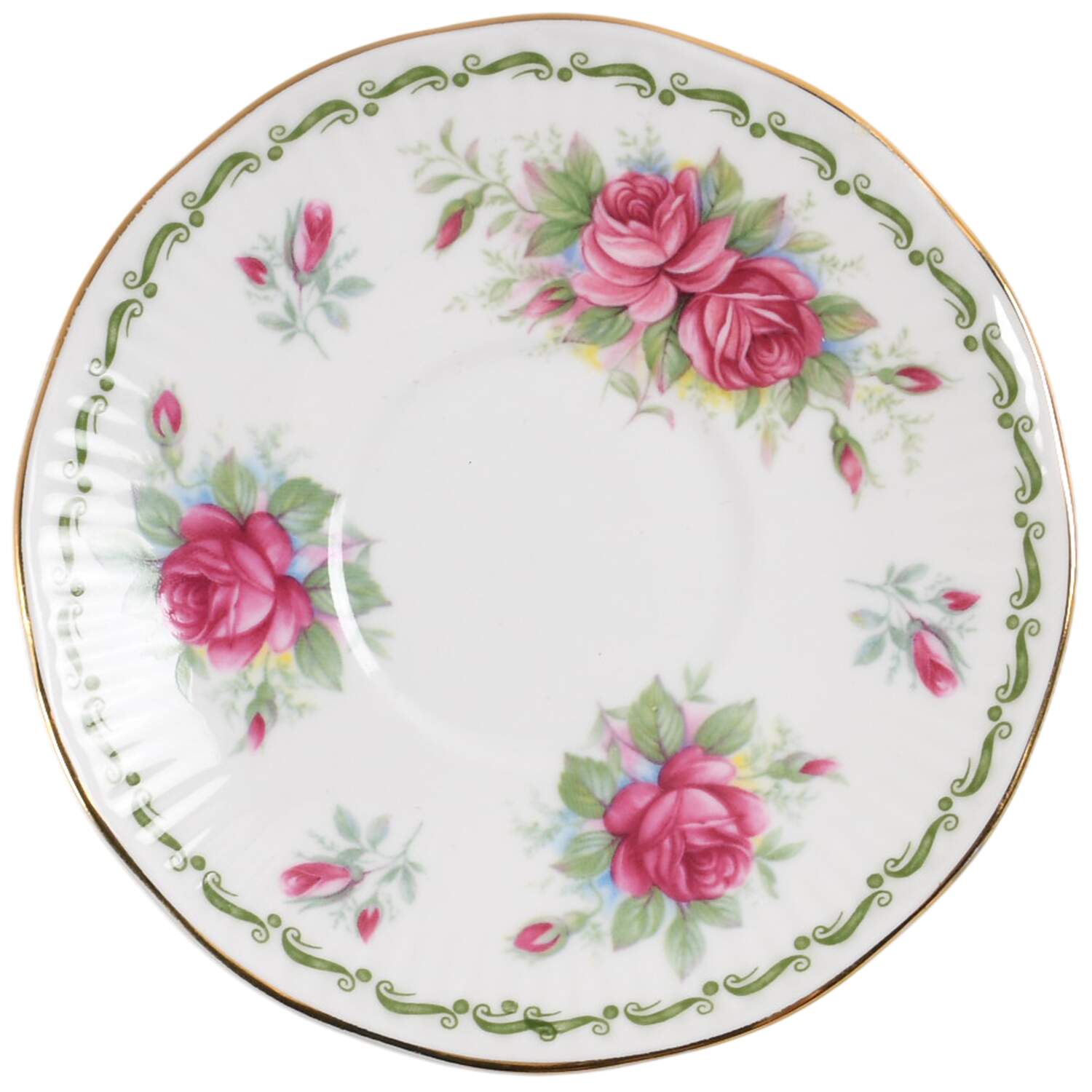 Flower of the Month Saucer for Footed Demitasse Cup by Queen's-1