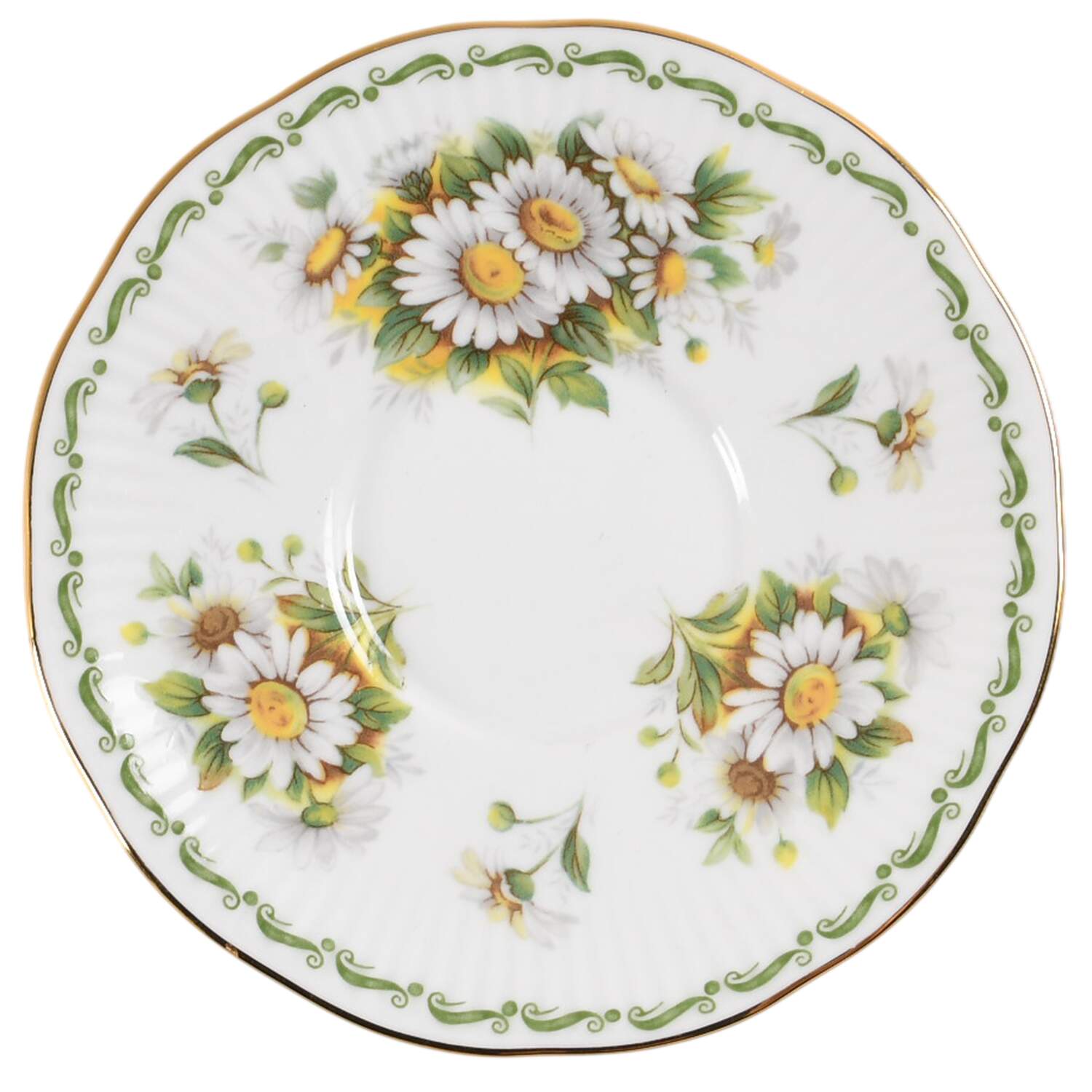 Flower of the Month Saucer for Footed Demitasse Cup by Queen's-1
