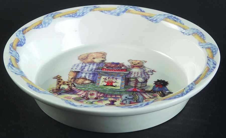 Tales of Teddies Child's Bowl by Queen's-1