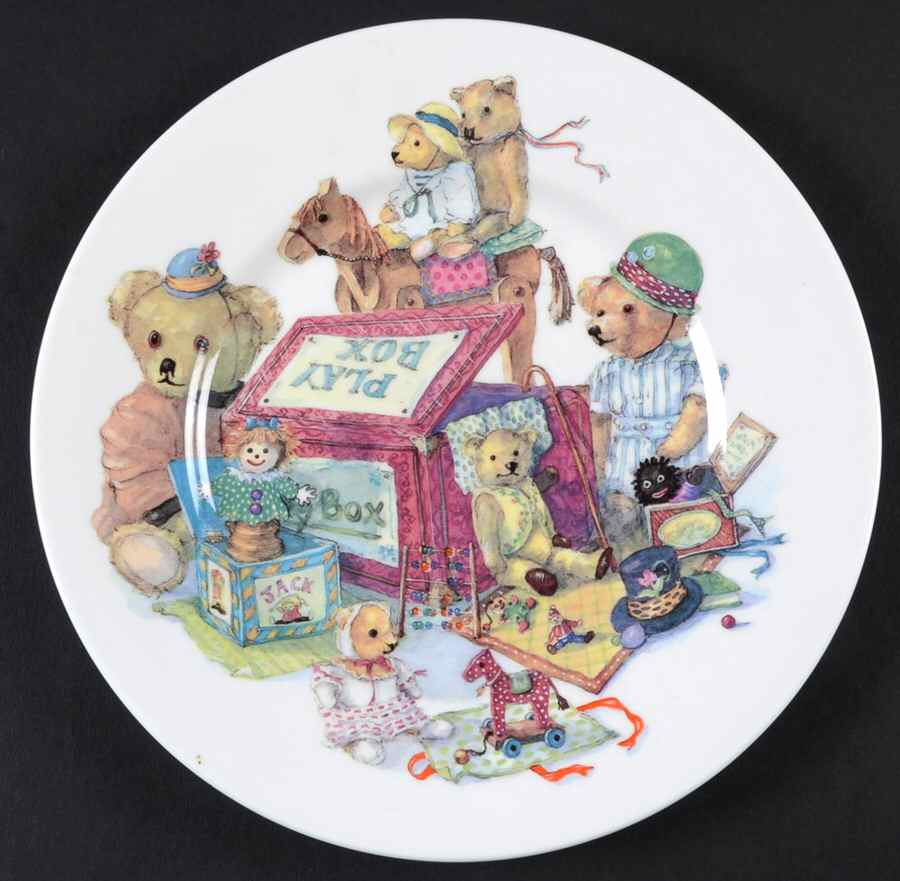 Tales of Teddies Child's Plate by Queen's-1
