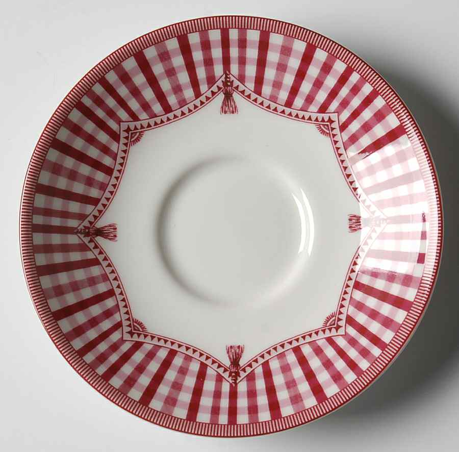 Rooster Red Saucer by Queen's-1