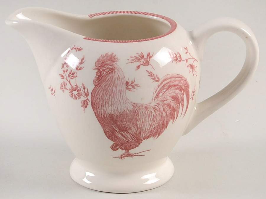 Rooster Red Creamer by Queen's-1