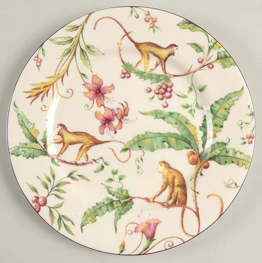 Monkey Business Salad Plate by Queen's-1