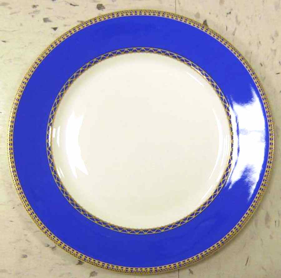 Blue Lace Salad Plate by Queen's-1
