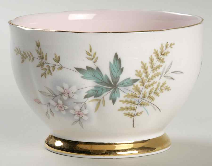 Louise (Pink Center) Open Sugar Bowl by Queen Anne (England)-1