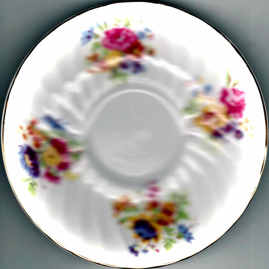 Bouquet Series Saucer by Queen Anne (England)-1