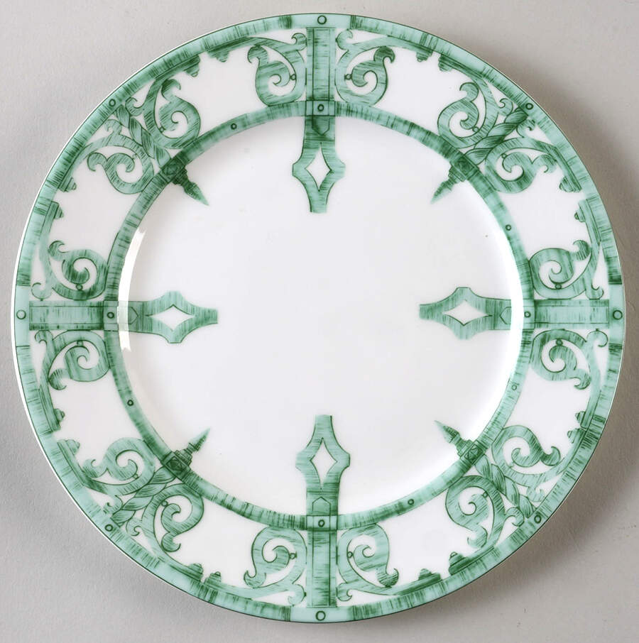 Garden Gate Salad Plate by Queen's-1