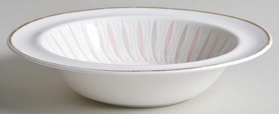 Caprice Pink Rim Cereal Bowl by Queen Anne (England)-1