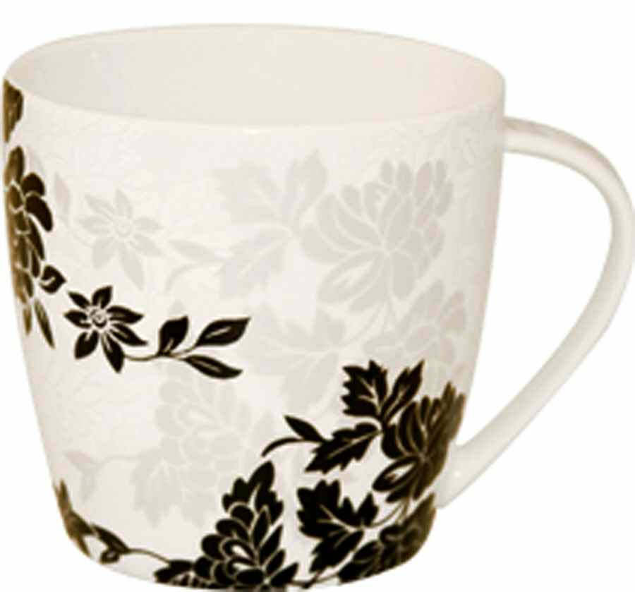 Highcroft White Mug by Queen's-1