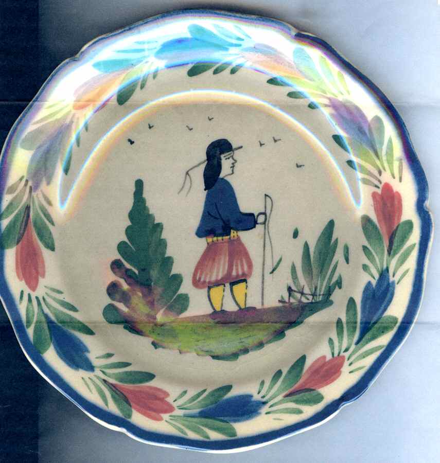 QUI71 Dinner Plate by Quimper-1
