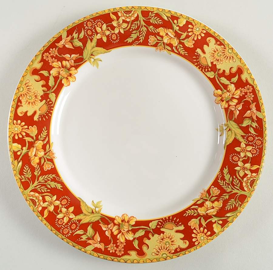Asian Toile Dinner Plate by Queen's-1