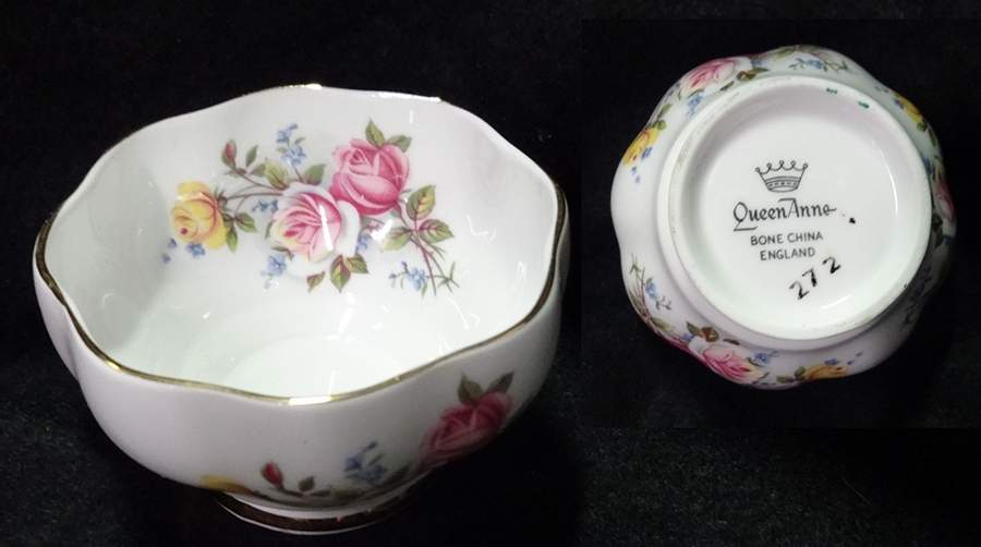 272 Mini Open Sugar Bowl by Queen Anne (England)-1