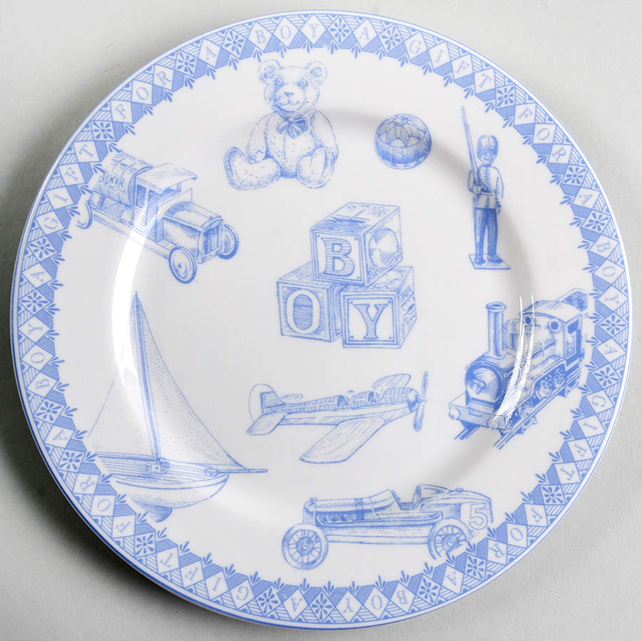 Gift for a Boy, A Child's Plate by Queen's-1