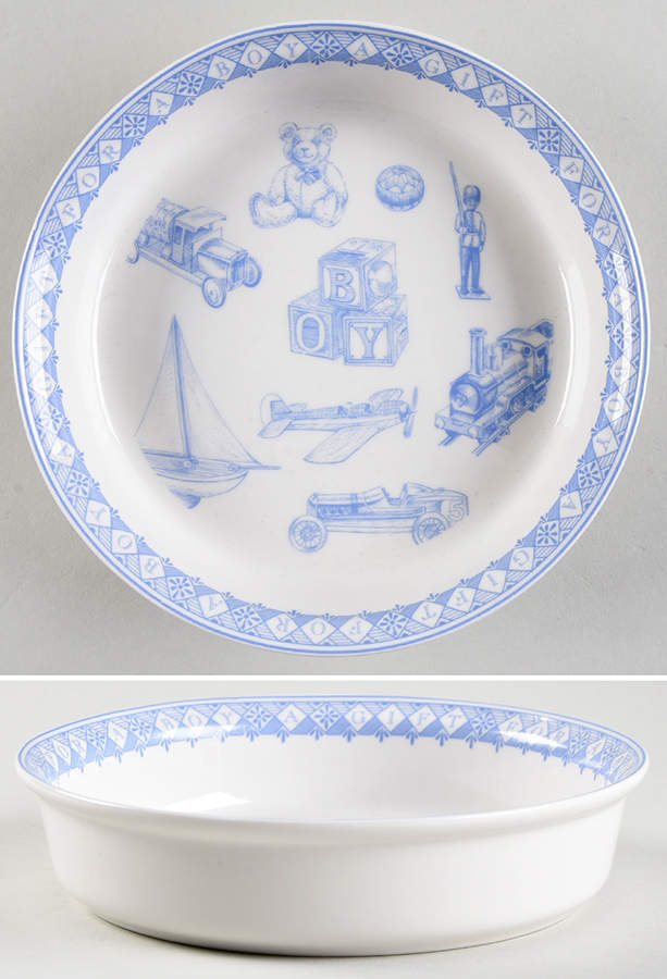 Gift for a Boy, A Child's Bowl by Queen's-1