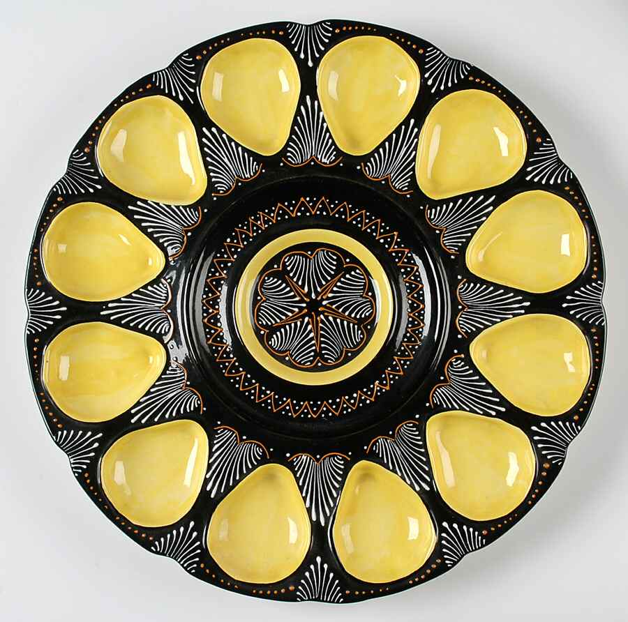 F406-D306 Oyster Platter by Quimper-1