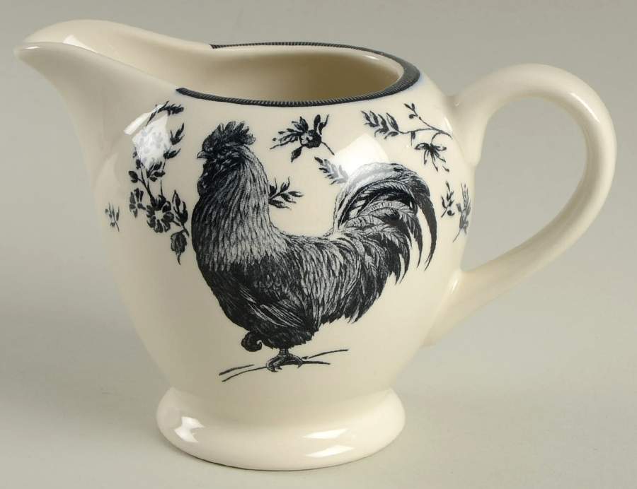Rooster Black Creamer by Queen's-1