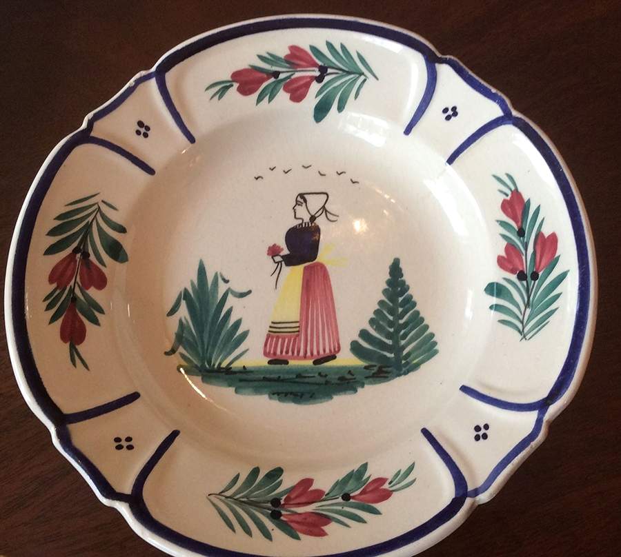 QUI79 Rim Soup Bowl by Quimper-1
