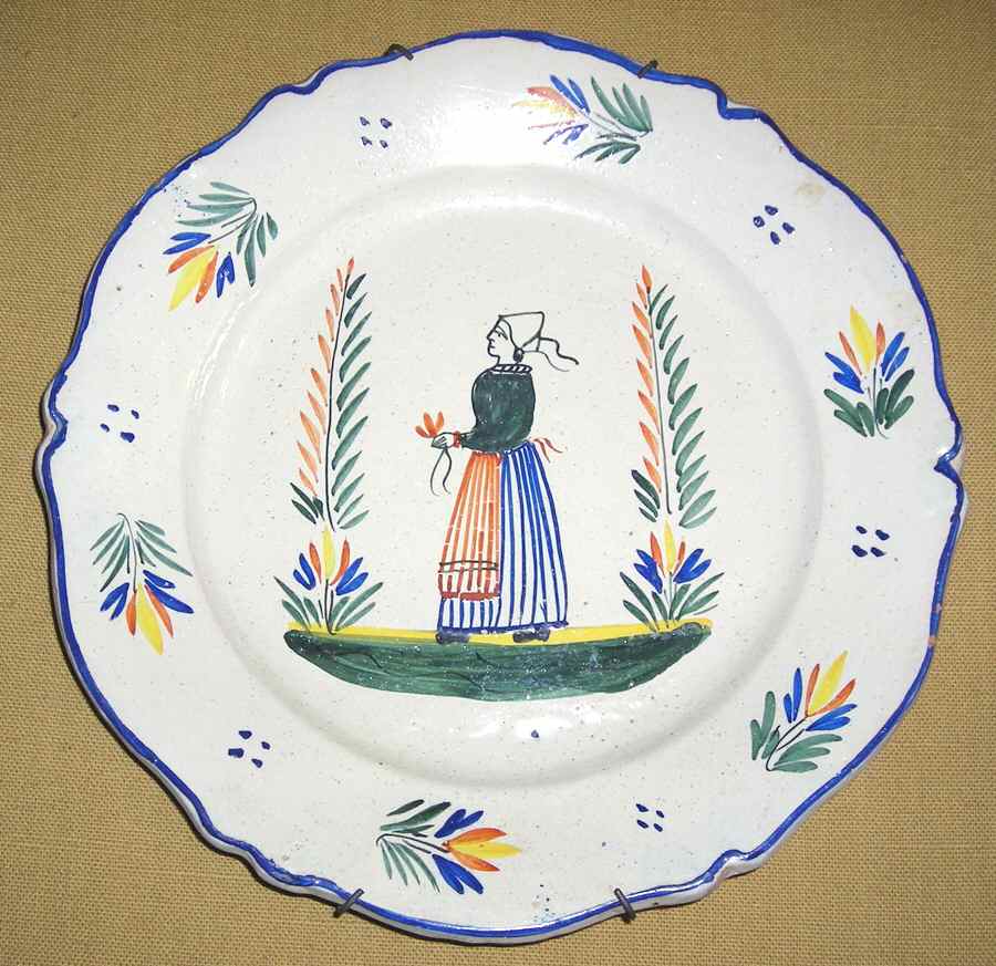 QUI80 Dinner Plate by Quimper-1