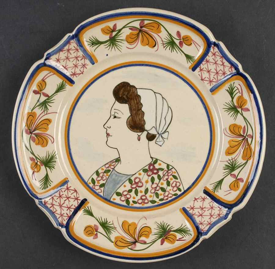 QUI82 Salad Plate by Quimper-1