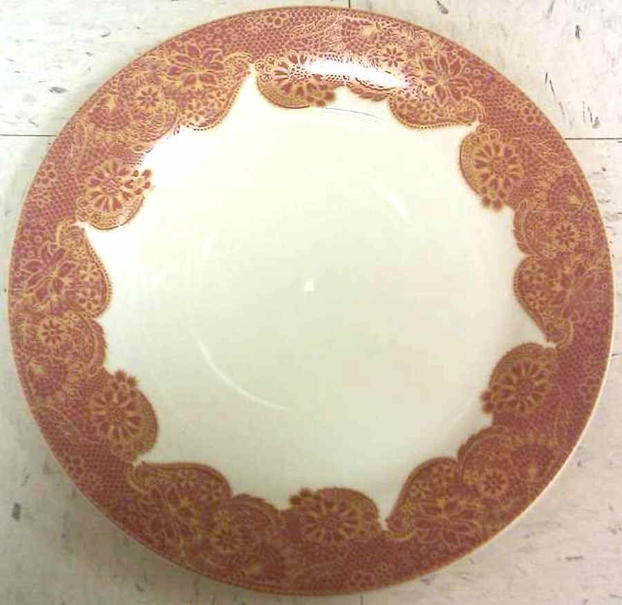 Lace Dinner Plate by Queen's-1