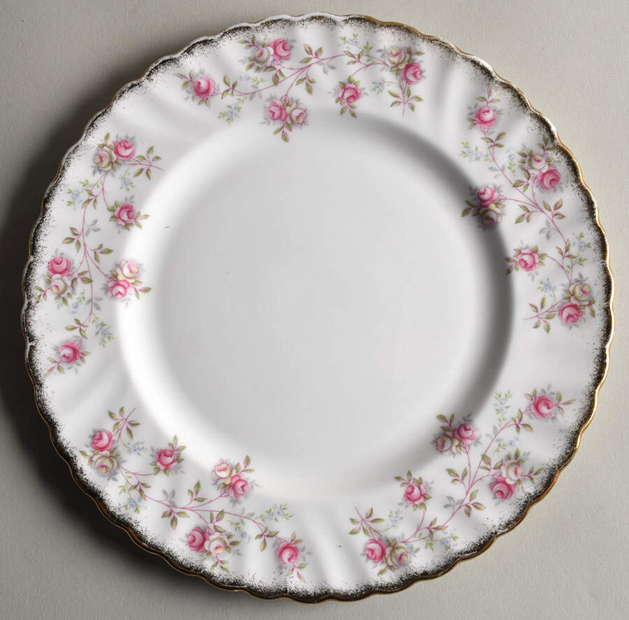 Harmony Rose Salad Plate by Queen Anne (England)-1