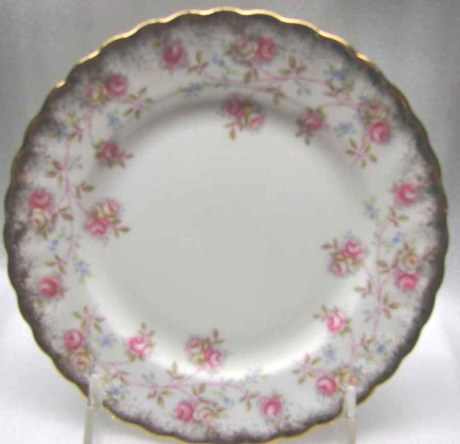 Harmony Rose Dinner Plate by Queen Anne (England)-1