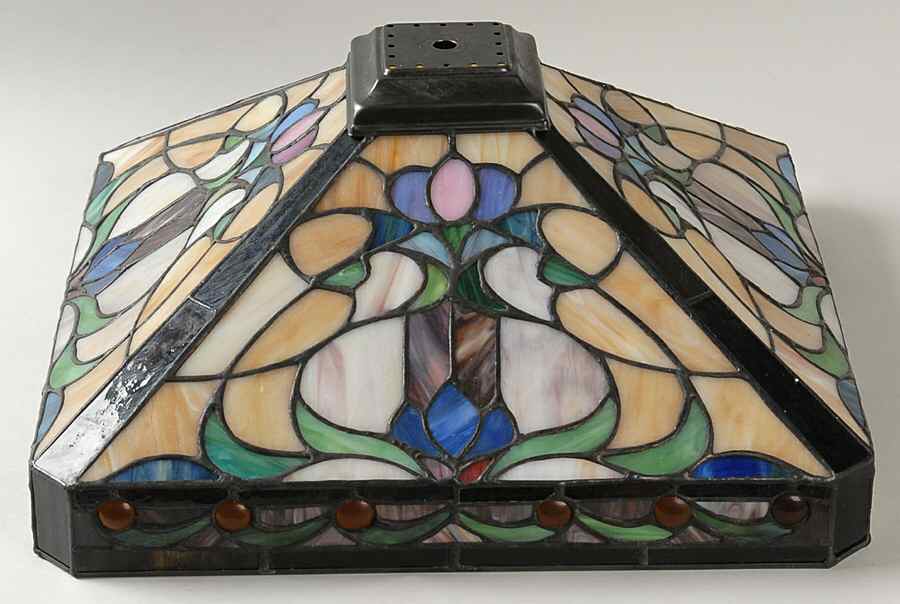 Prairie Pottery Shade for 18" Electric Lamp by Quoizel-1