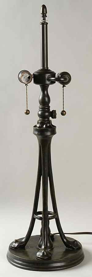 TF6363VB 21" Electric Lamp No Shade by Quoizel-1
