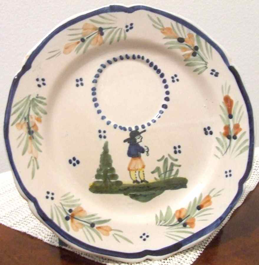 QUI84 Snack Plate by Quimper-1