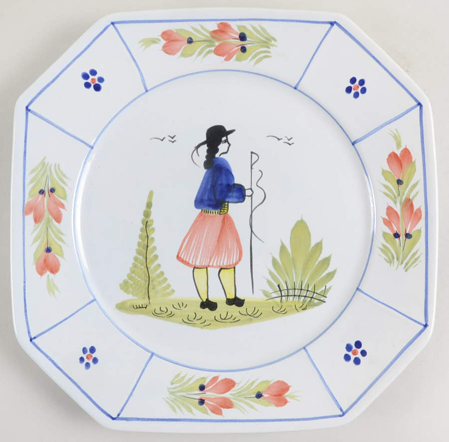 QUI18 Dinner Plate by Quimper-1