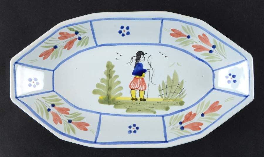 QUI18 9" Rectangular Tray by Quimper-1