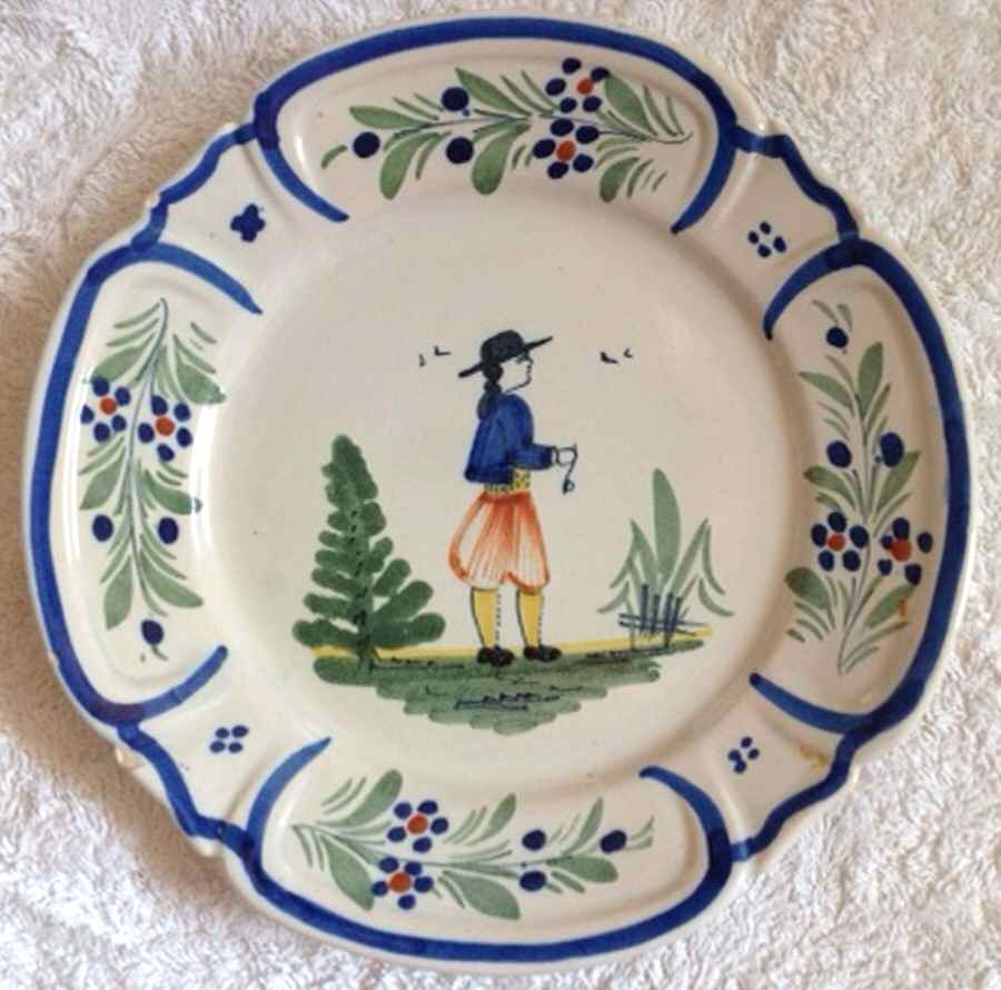 QUI89 Dinner Plate by Quimper-1
