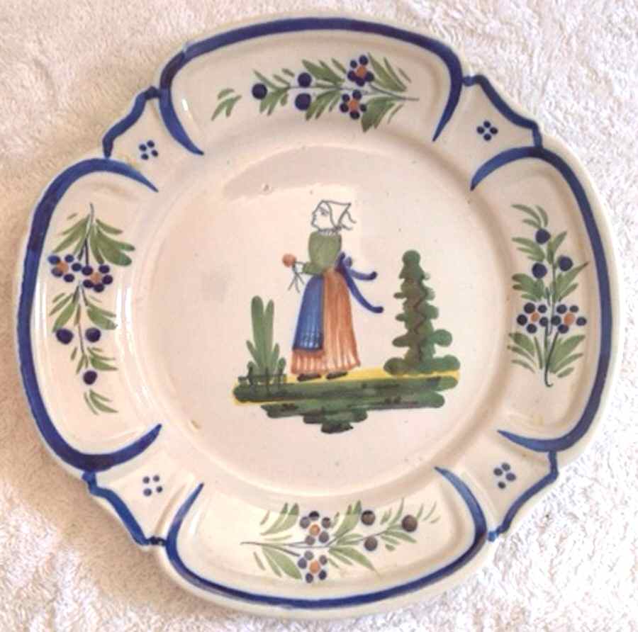 QUI90 Dinner Plate by Quimper-1