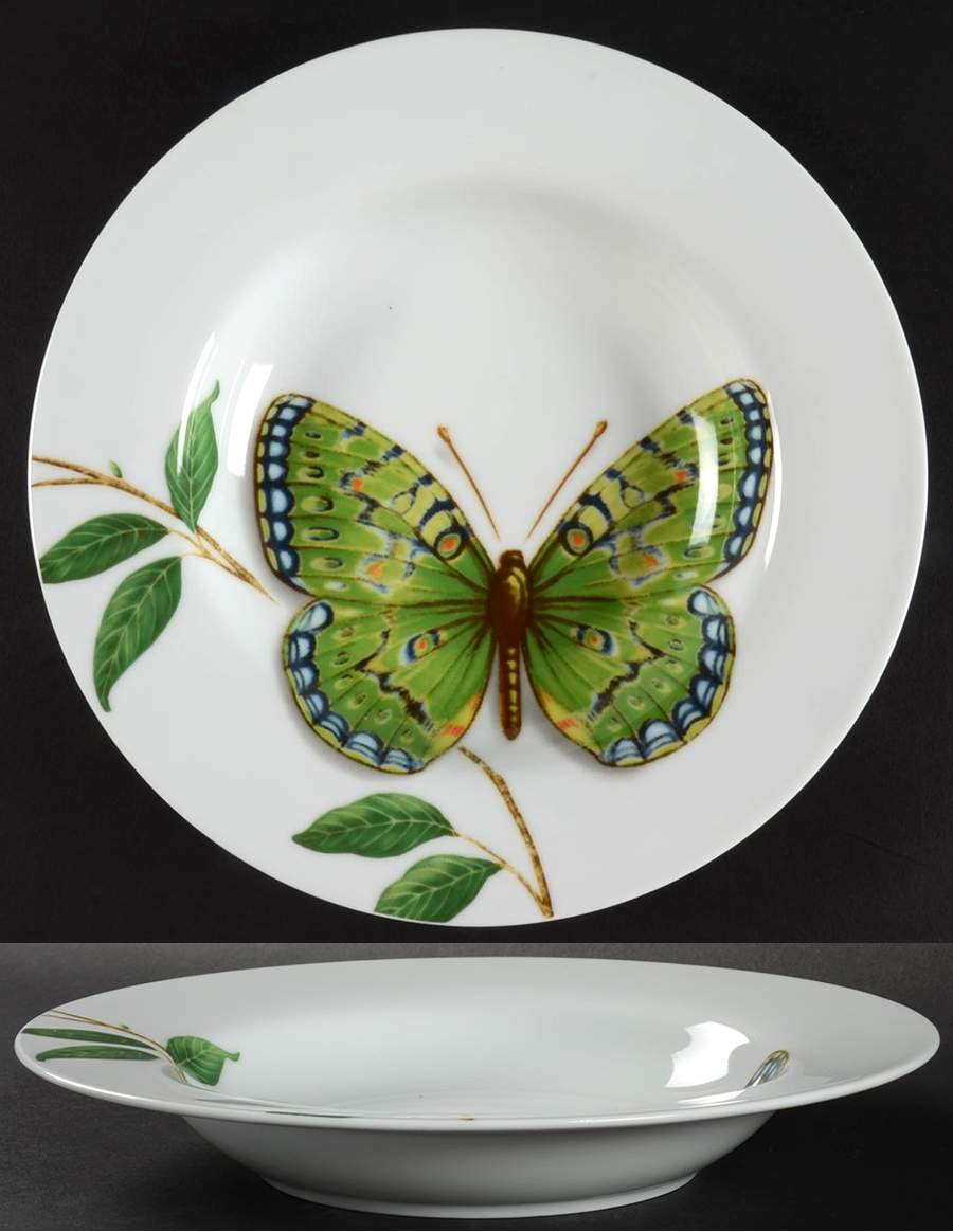 Butterfly Rim Soup Bowl by Neiman Marcus-1