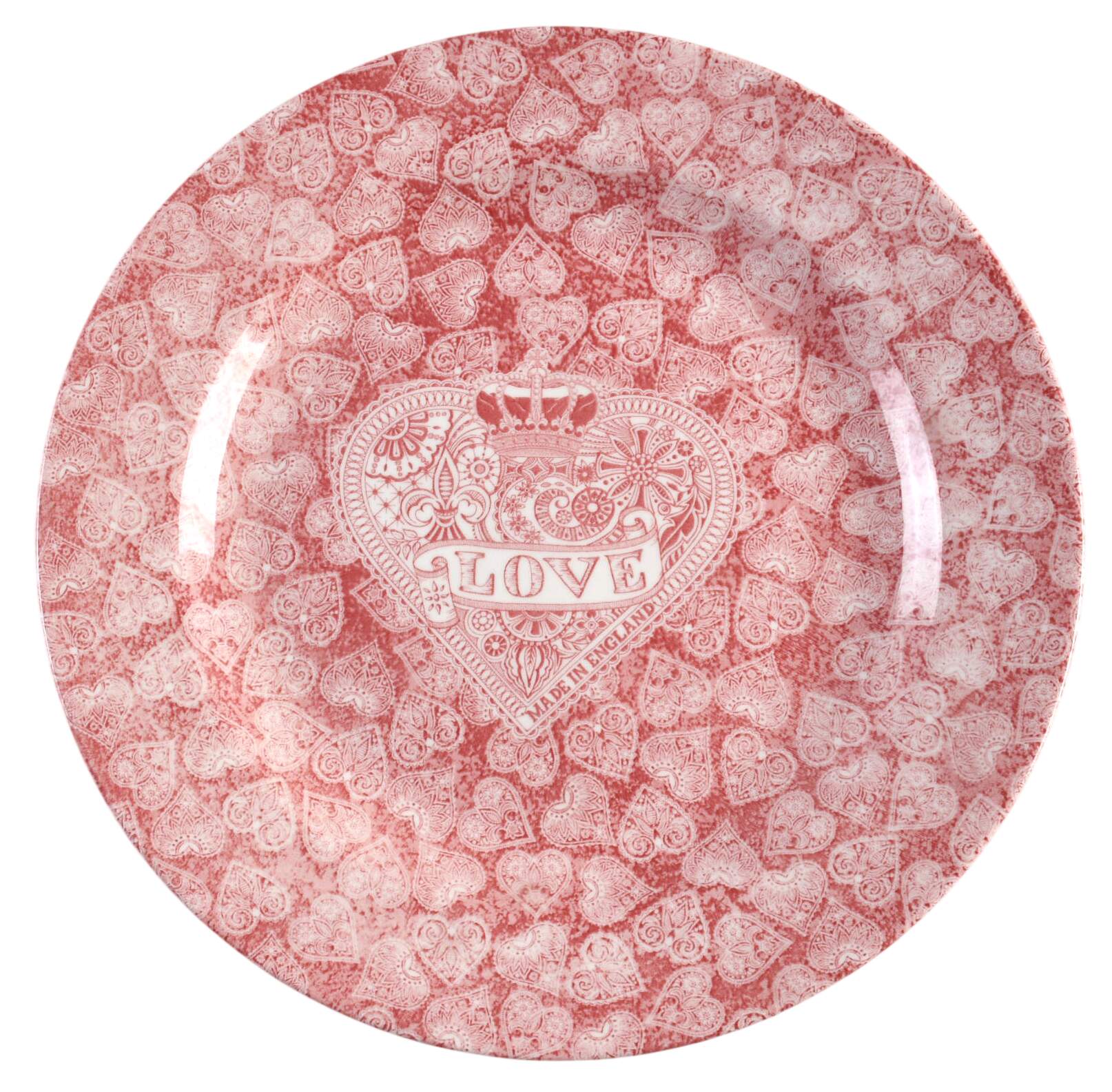 Made with Love Dinner Plate by Queen's-1