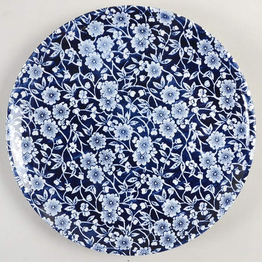 Victorian Calico Coupe Salad Plate by Queen's-1