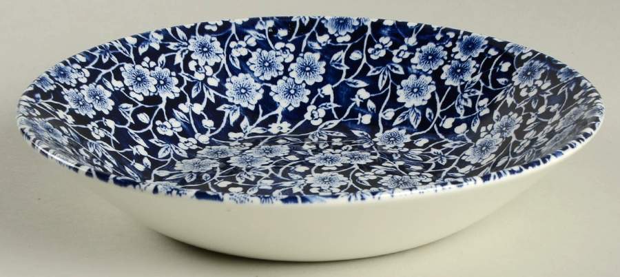 Victorian Calico Coupe Soup Bowl by Queen's-1