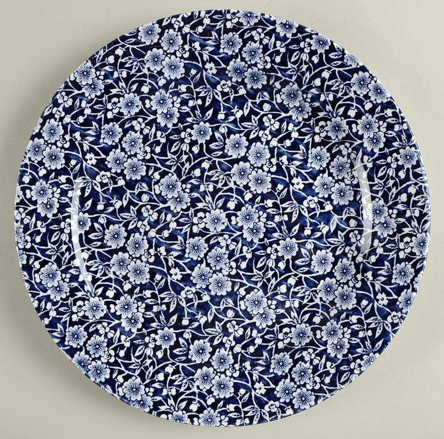 Victorian Calico Dinner Plate by Queen's-1