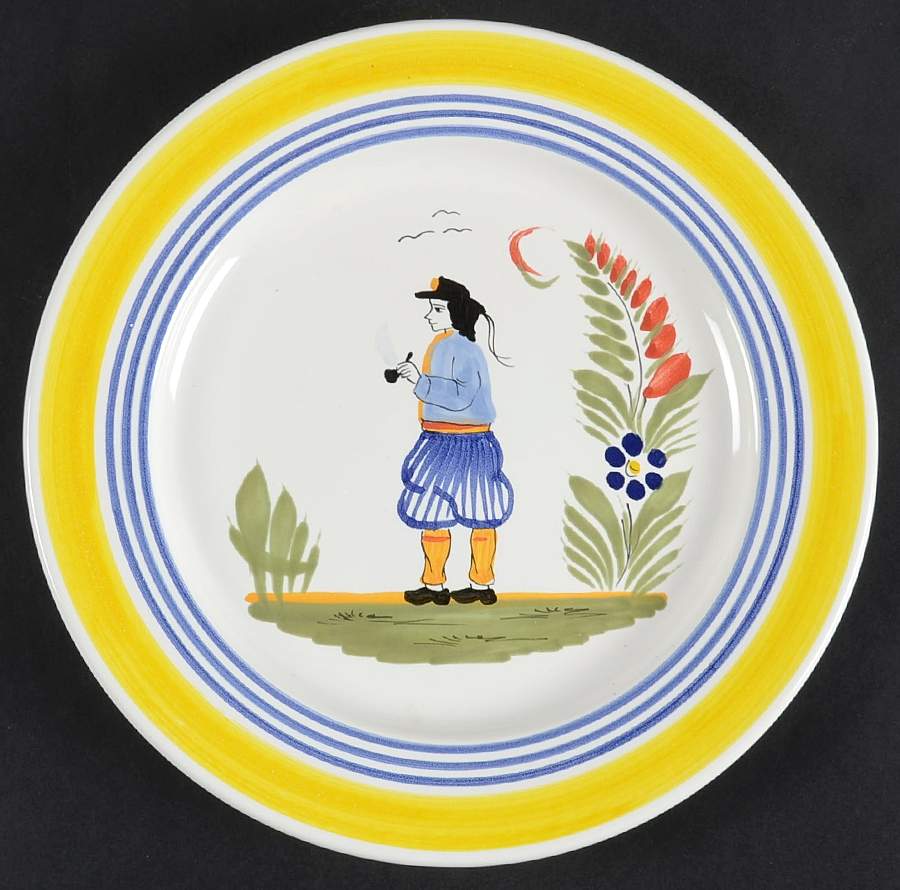 QUI98 Salad Plate by Quimper-1