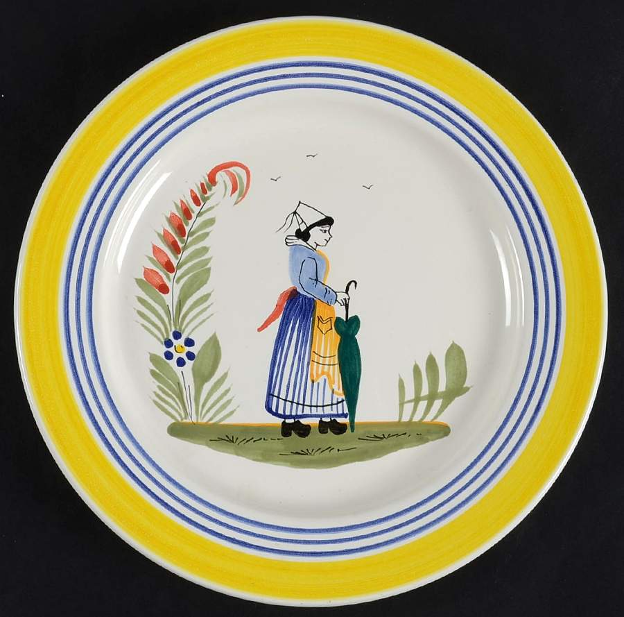 QUI99 Salad Plate by Quimper-1