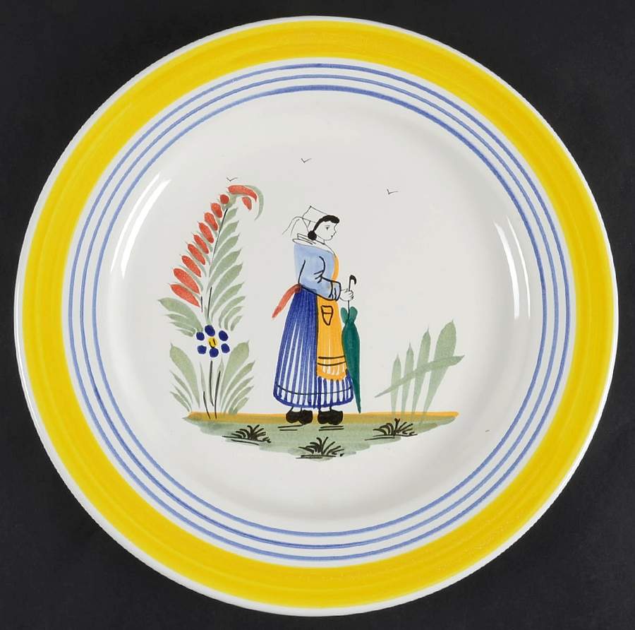 QUI99 Dinner Plate by Quimper-1