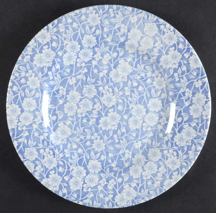 Calico Light Blue (England) Salad Plate by Queen's-1