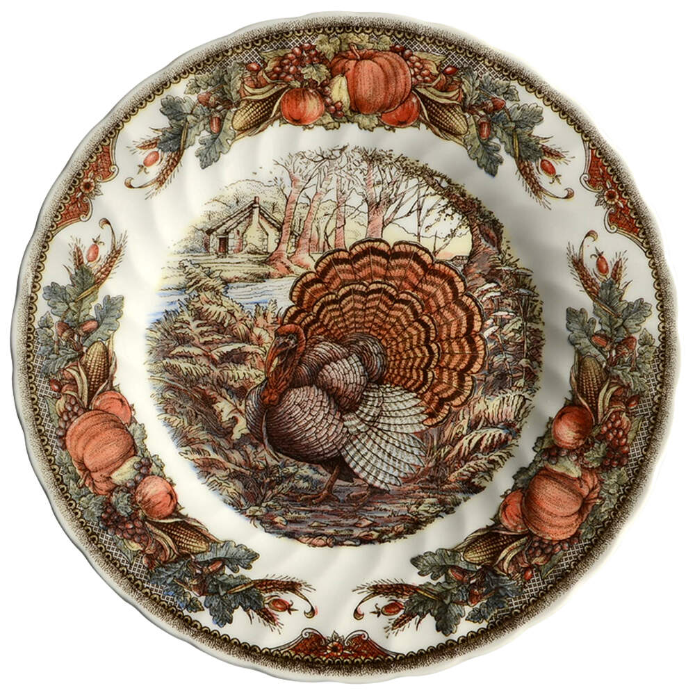 Harvest Bounty Salad Plate by Queen's-1