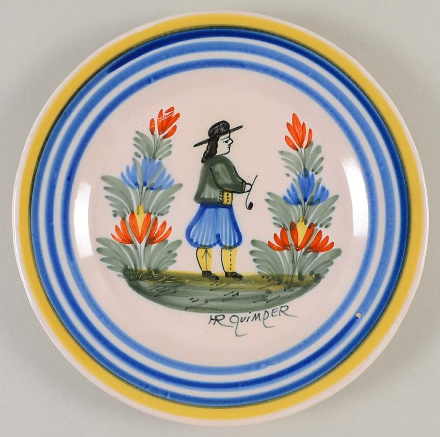 QUI109 Salad Plate by Quimper-1