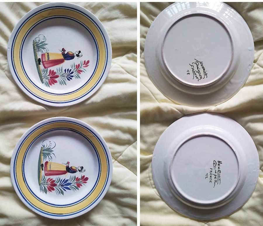 QUI119 Dinner Plate by Quimper-1