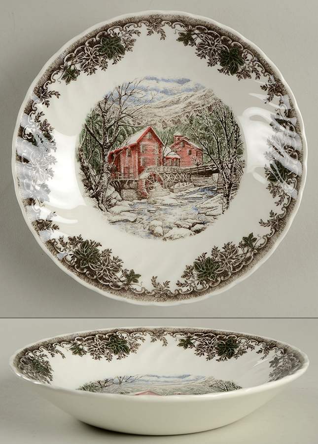 Country Village Coupe Soup Bowl by Queen's-1