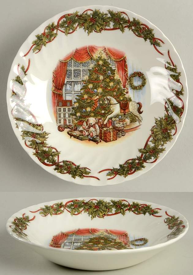 Christmas Morning Coupe Soup Bowl by Queen's-1