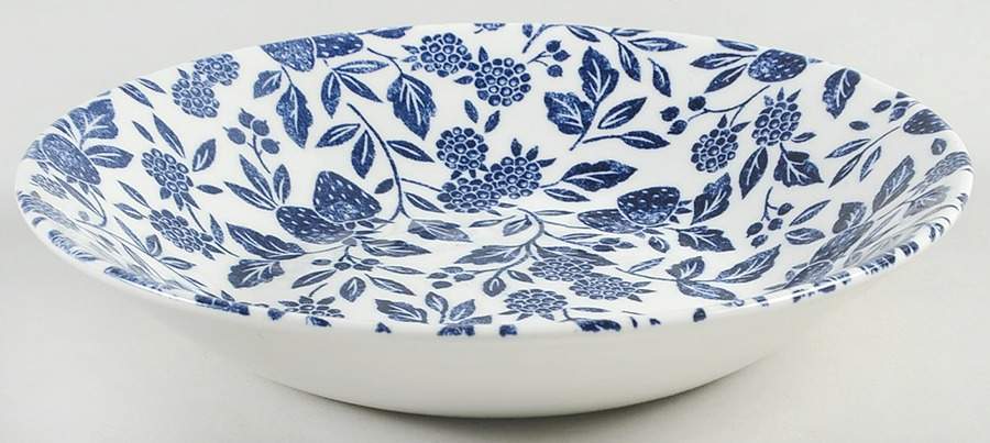 Tiverton Blue Soup/Cereal Bowl by Queen's-1