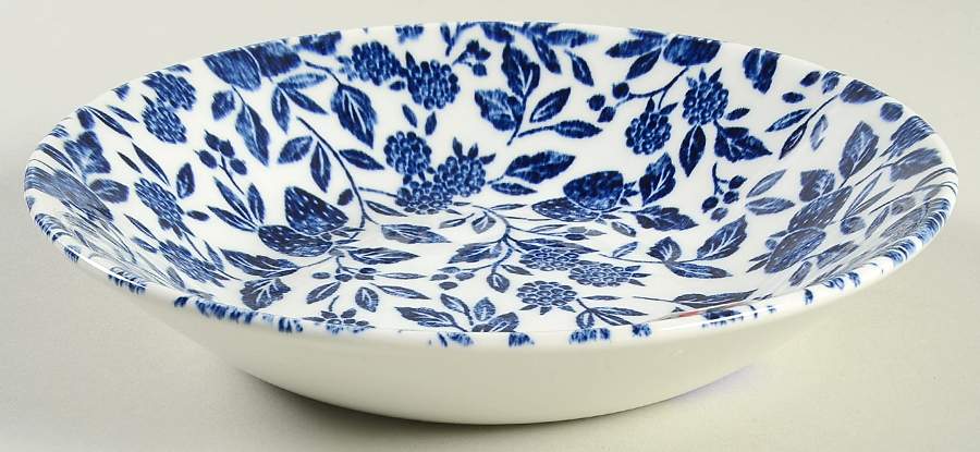 Tiverton Blue Coupe Soup Bowl by Queen's-1