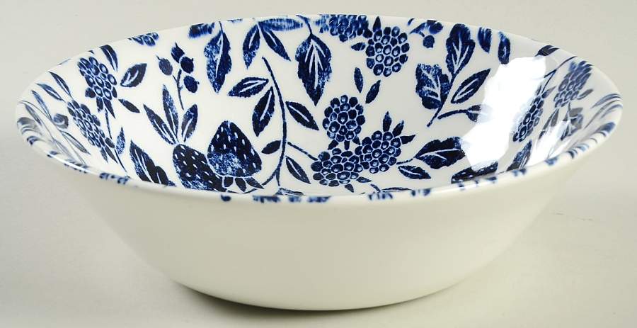 Tiverton Blue Coupe Cereal Bowl by Queen's-1